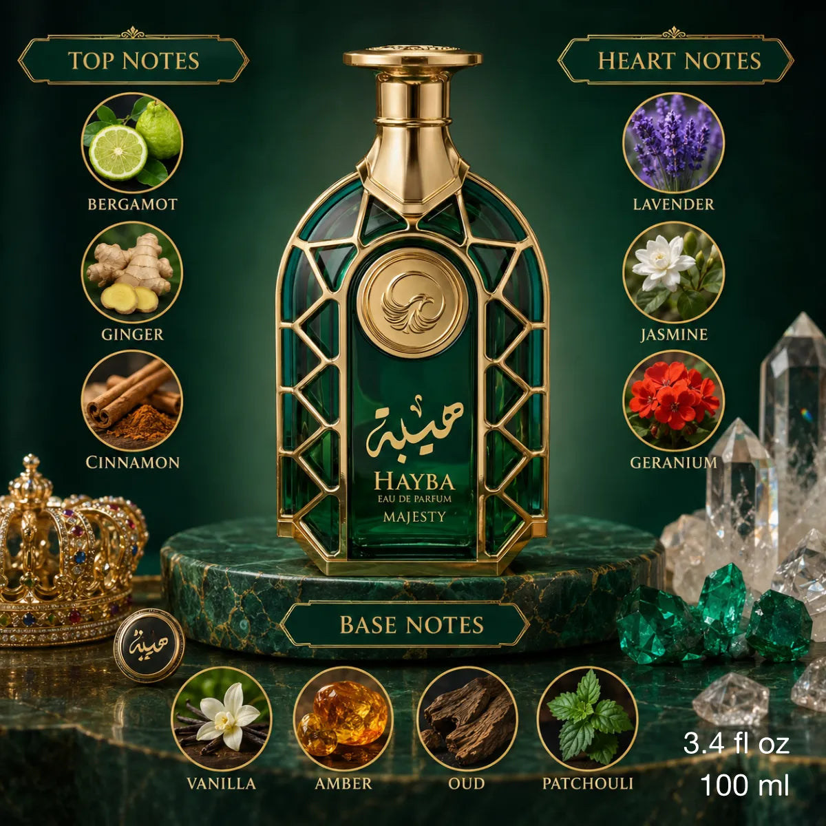 Authentic Le Falcone Hayba Majesty Eau De Parfum 100ml for best price with fast delivery - Perfumesouq Qatar