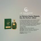 Le Falcone Hayba Majesty EDP 100ml luxury fragrance at best price in Qatar, authentic and genuine product - Perfumesouq Qatar
