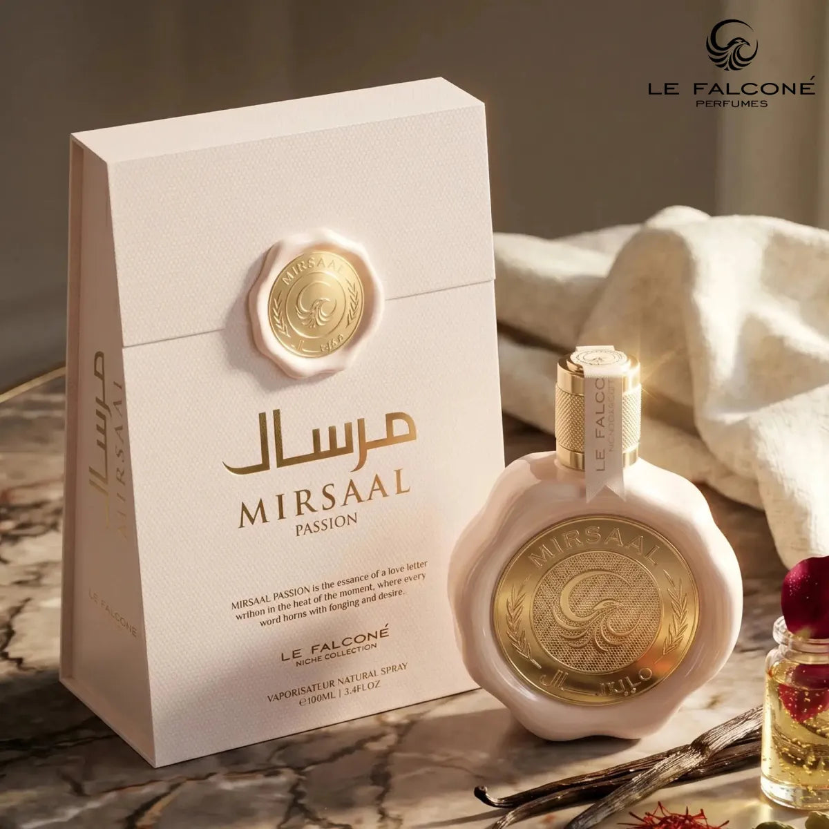 Buy Le Falcone Mirsaal Passion Eau De Parfum 100ml from Perfumesouq, Doha, Qatar.
