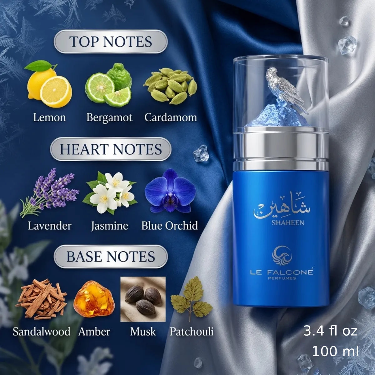 Authentic Le Falcone Shaheen Eau De Parfum 100ml for best price with fast delivery - Perfumesouq Qatar