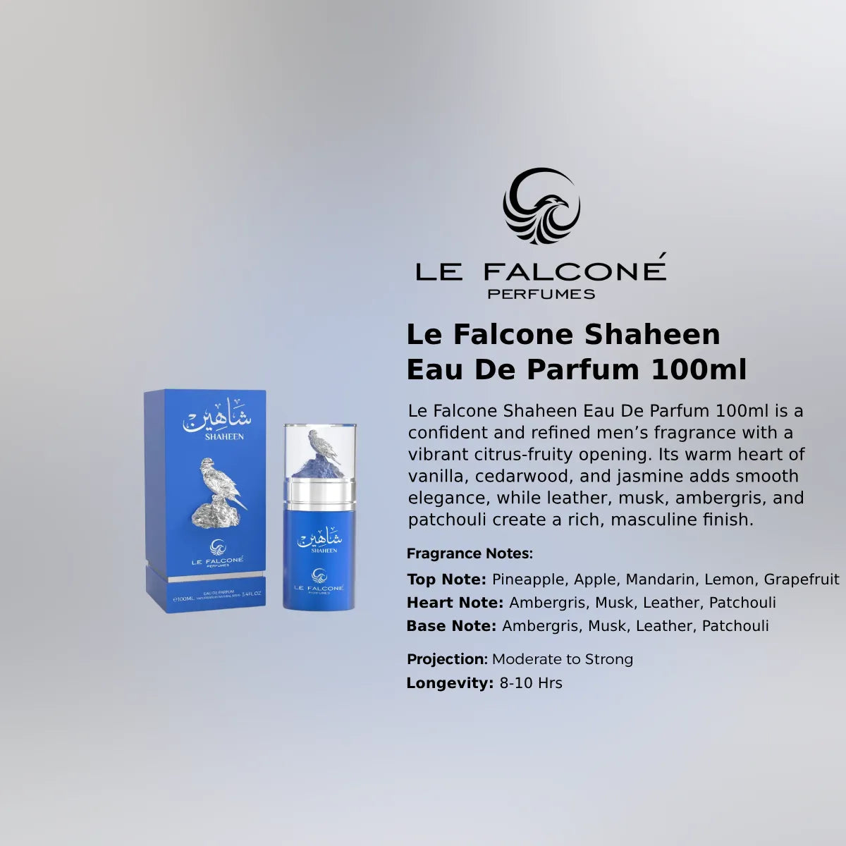 Le Falcone Shaheen EDP 100ml luxury fragrance at best price in Qatar, authentic and genuine product - Perfumesouq Qatar