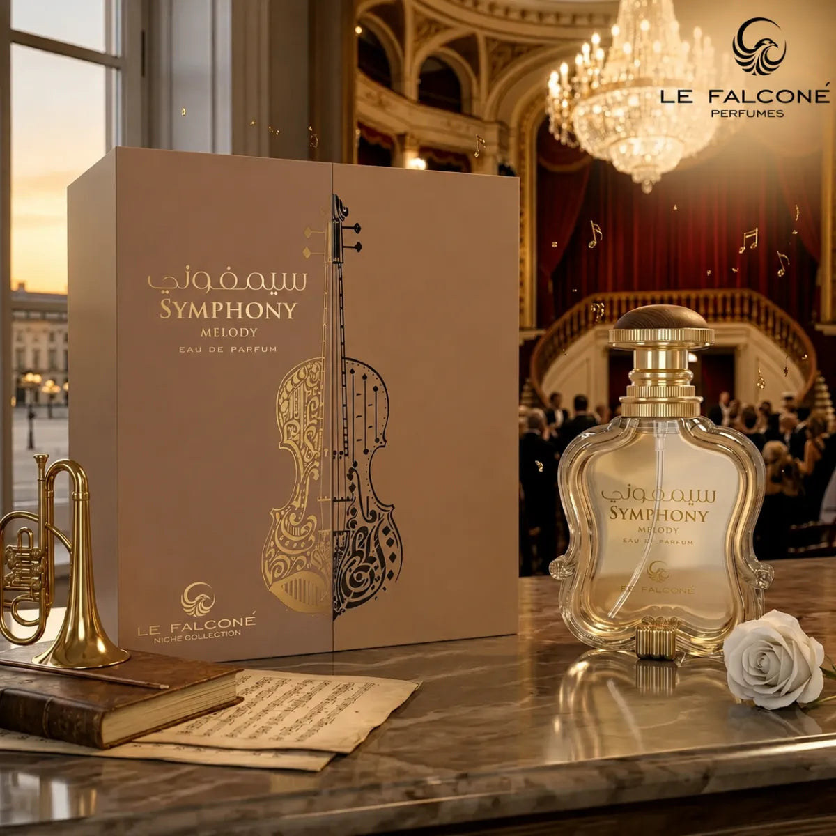 Buy Le Falcone Symphony Melody Eau De Parfum 100ml from Perfumesouq, Doha, Qatar.