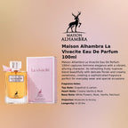 Maison Alhambra La Vivacite EDP 100ml luxury fragrance at best price in Qatar, authentic and genuine product - Perfumesouq Qatar