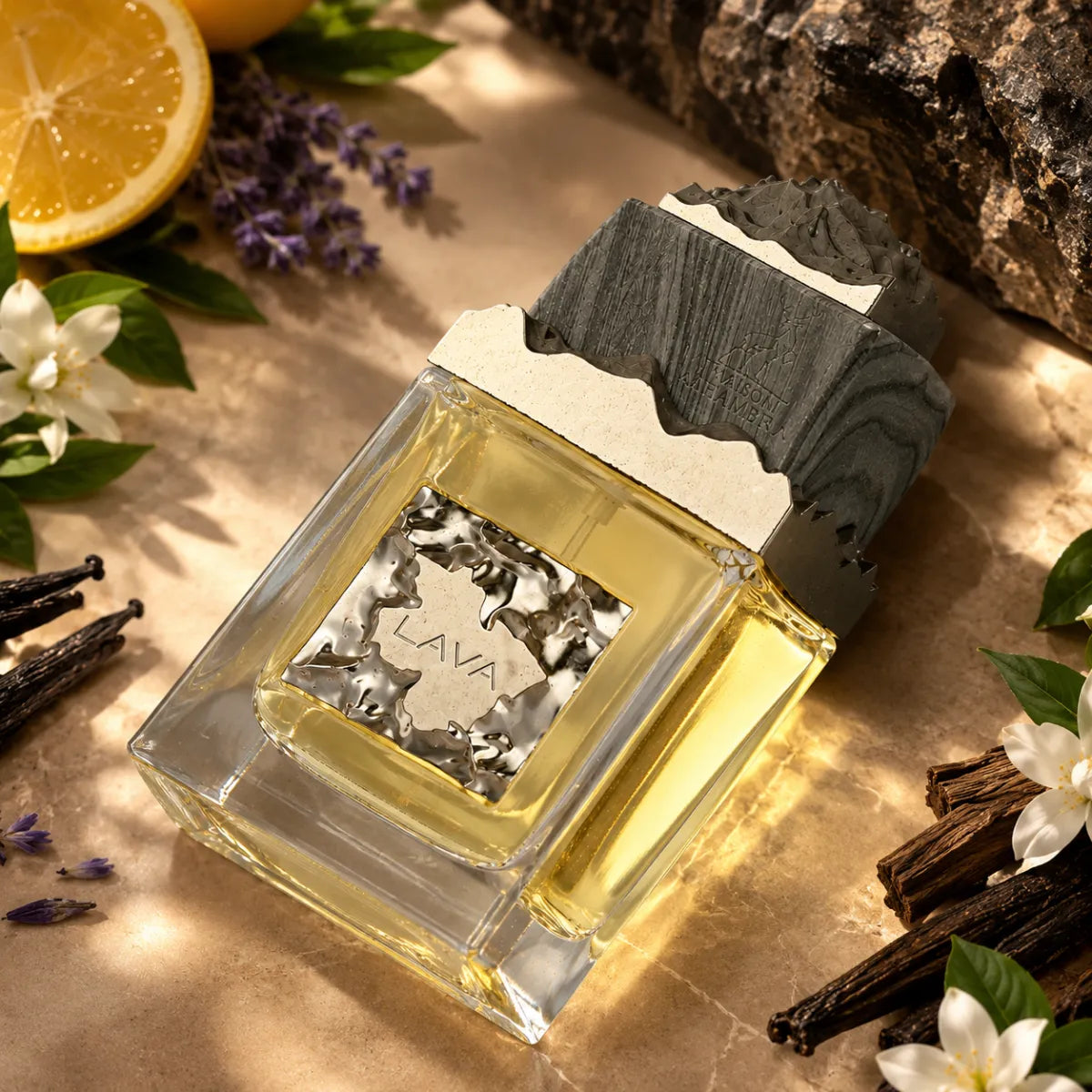 Maison Alhambra Lava Eau De Parfum 100ml for best price, warm fragrance with lasting scent - Perfumesouq Qatar