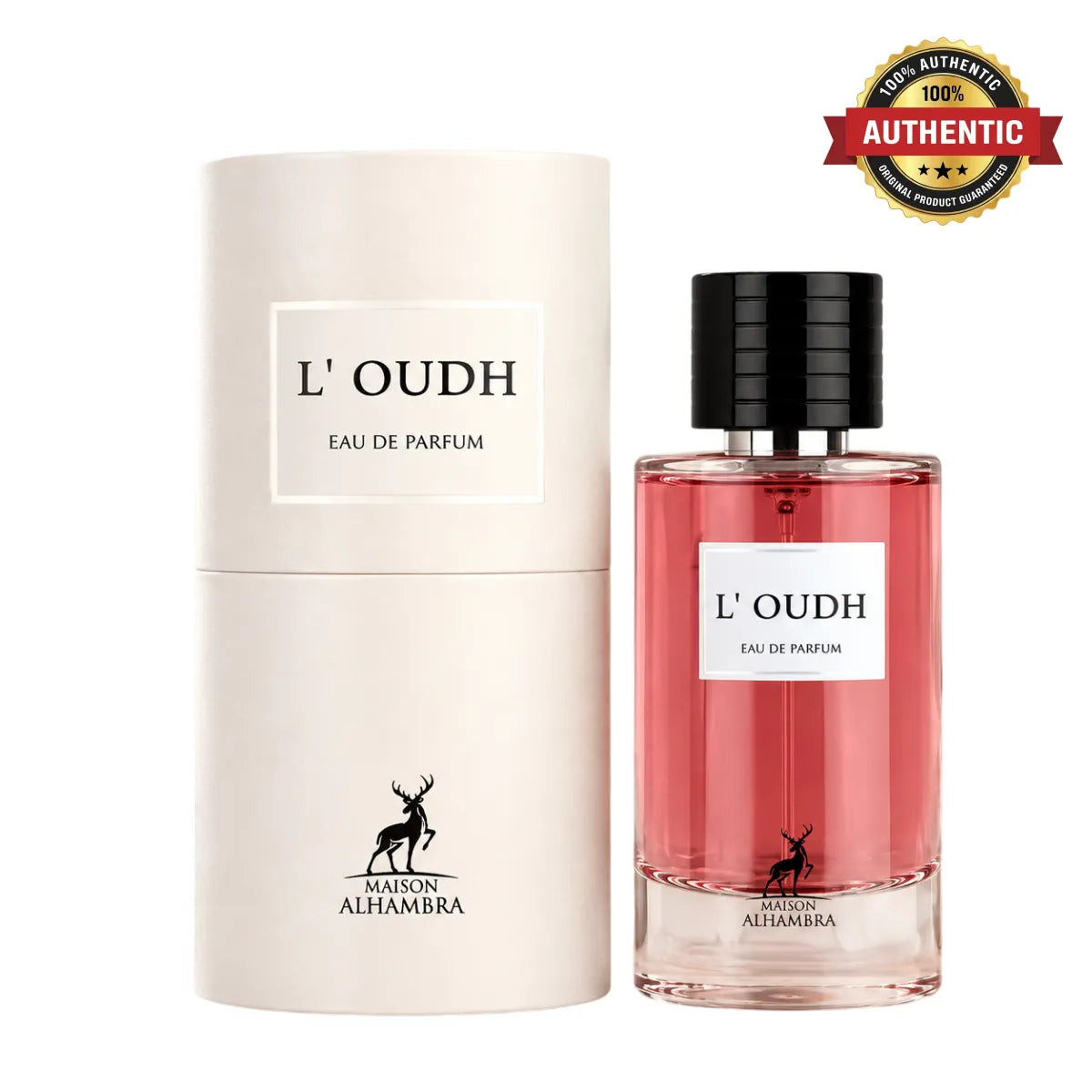 Maison Alhambra L'oudh Eau De Parfum 100ml online in Qatar at best price, premium fragrance - Perfumesouq Qatar
