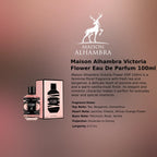 Maison Alhambra Victoria Flower EDP 100ml luxury fragrance at best price in Qatar, authentic and genuine product - Perfumesouq Qatar