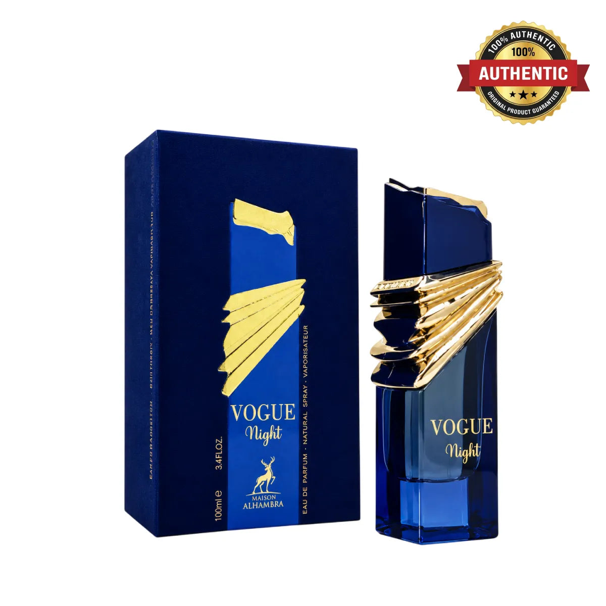 Maison Alhambra Vogue Night Eau De Parfum 100ml online in Qatar at best price, premium fragrance - Perfumesouq Qatar