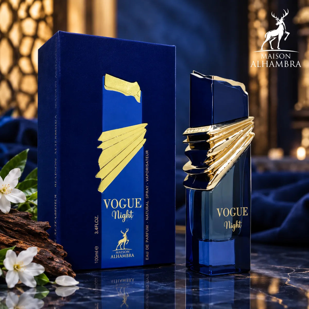 Buy Maison Alhambra Vogue Night Eau De Parfum 100ml online from Perfumesouq, Doha, Qatar