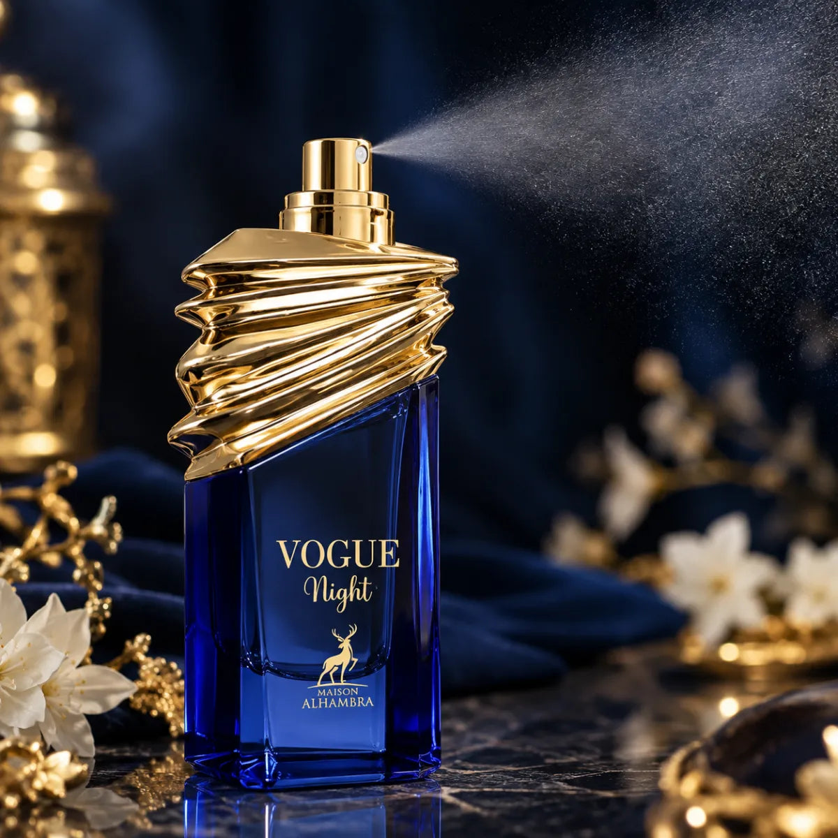 Original Maison Alhambra Vogue Night Eau De Parfum 100ml authentic luxury fragrance at best price - Perfumesouq Qatar