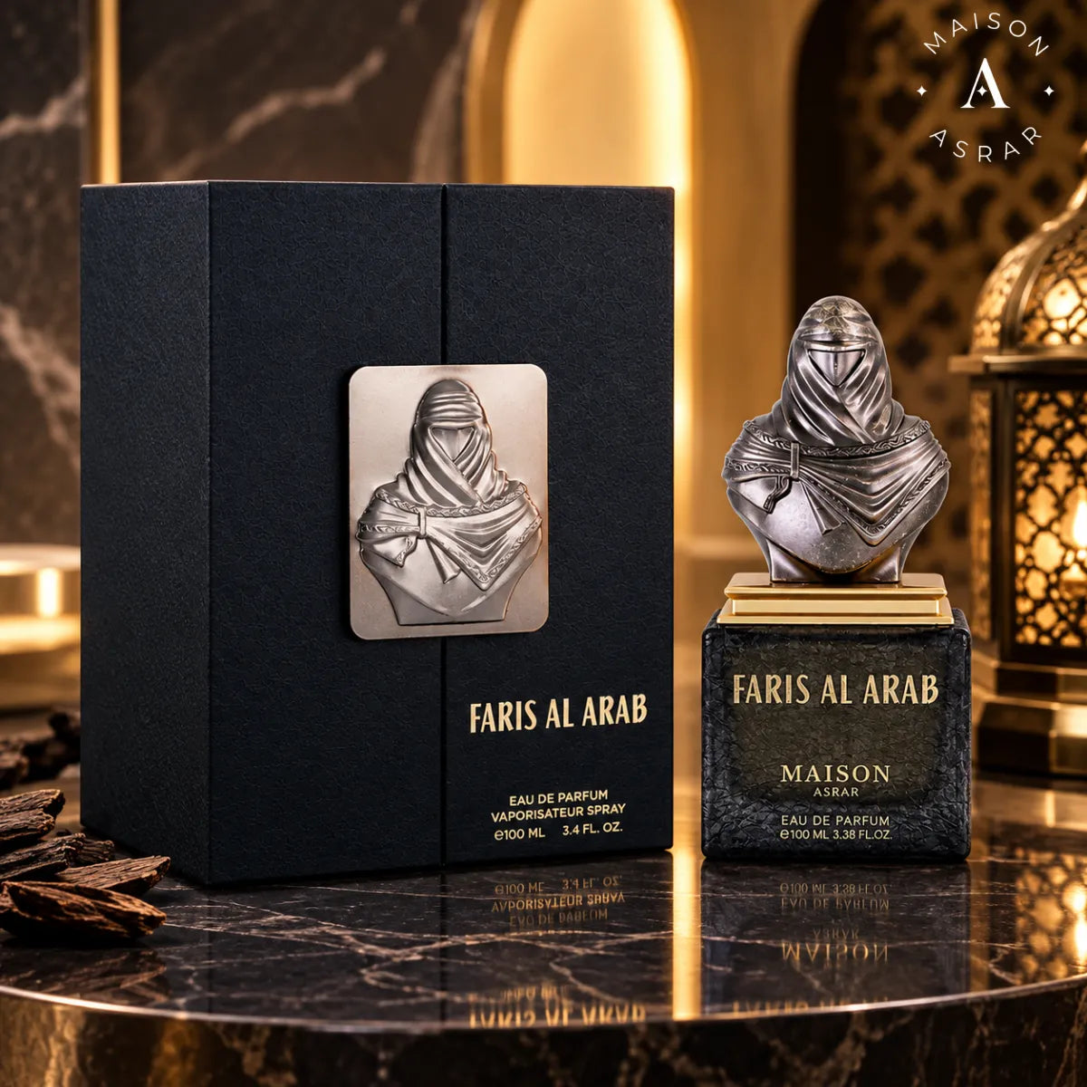 Buy Maison Asrar Faris Al Arab Eau De Parfum 100ml from Perfumesouq, Doha, Qatar.
