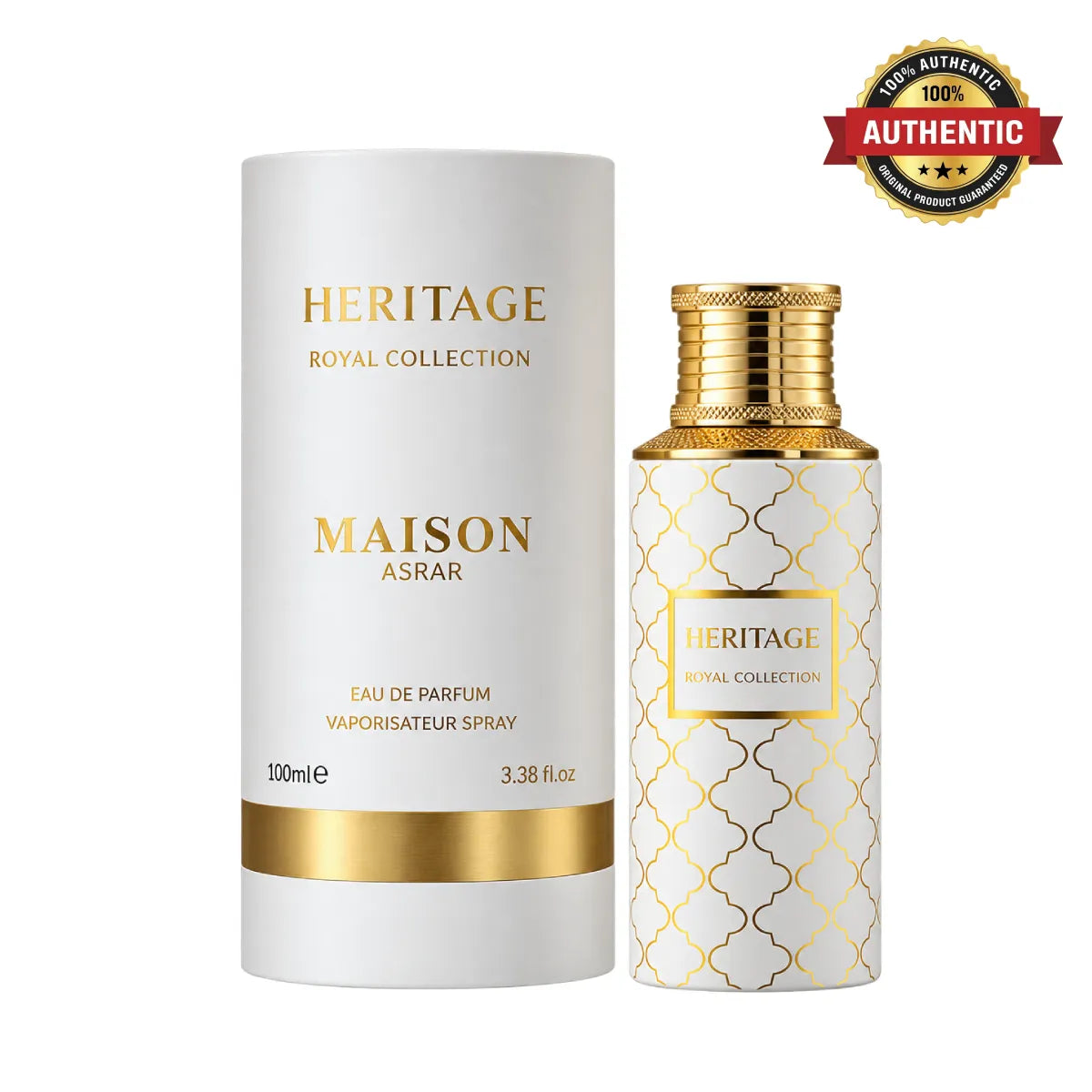 Maison Asrar Heritage Eau De Parfum 100ml online at best price, premium fruity musky fragrance - Perfumesouq Qatar