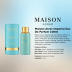 Maison Asrar Imperial EDP 100ml luxury fragrance at best price, authentic and genuine product - Perfumesouq Qatar