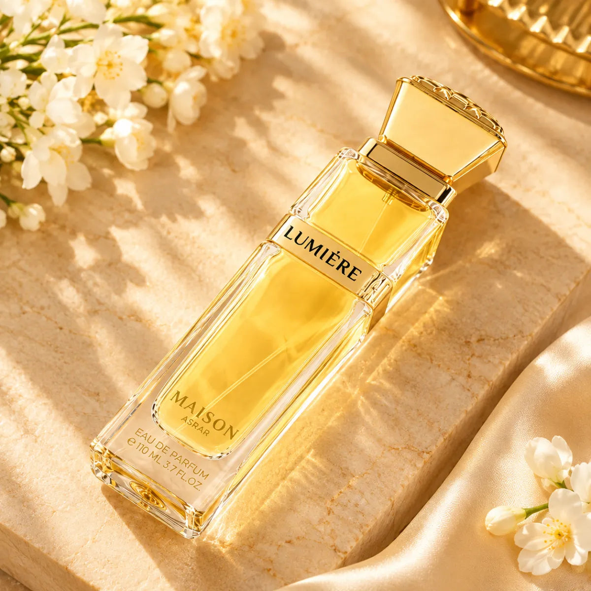 Maison Asrar Lumiere EDP 110ml luxury fragrance at best price in Qatar, authentic and genuine product - Perfumesouq Qatar