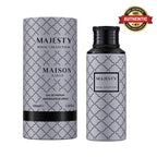 Maison Asrar Majesty Eau De Parfum 100ml online at best price, premium citrus ambery fragrance - Perfumesouq Qatar