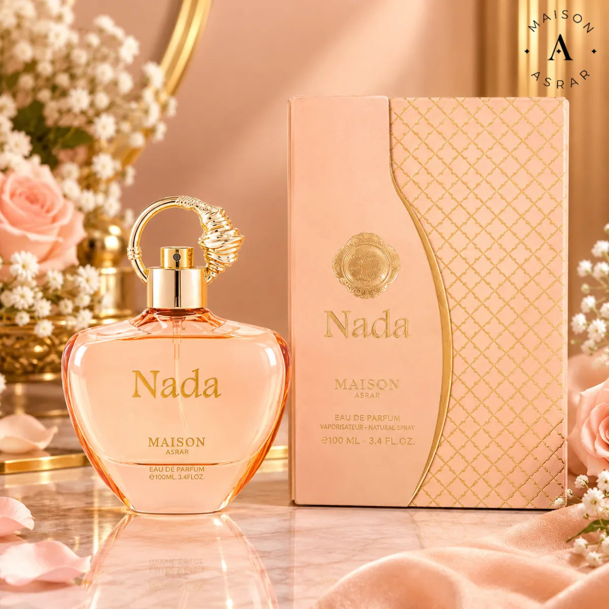 Buy Maison Asrar Nada Eau De Parfum 100ml online from Perfumesouq, Doha, Qatar