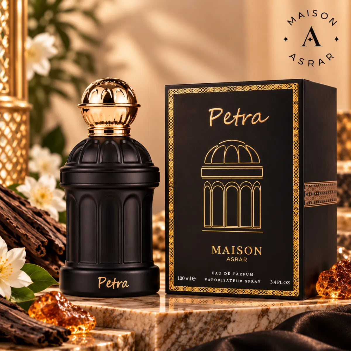 Buy Maison Asrar Petra Eau De Parfum 100ml from Perfumesouq, Doha, Qatar.