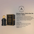 Maison Asrar Petra EDP 100ml luxury fragrance at best price in Qatar, authentic and genuine product - Perfumesouq Qatar