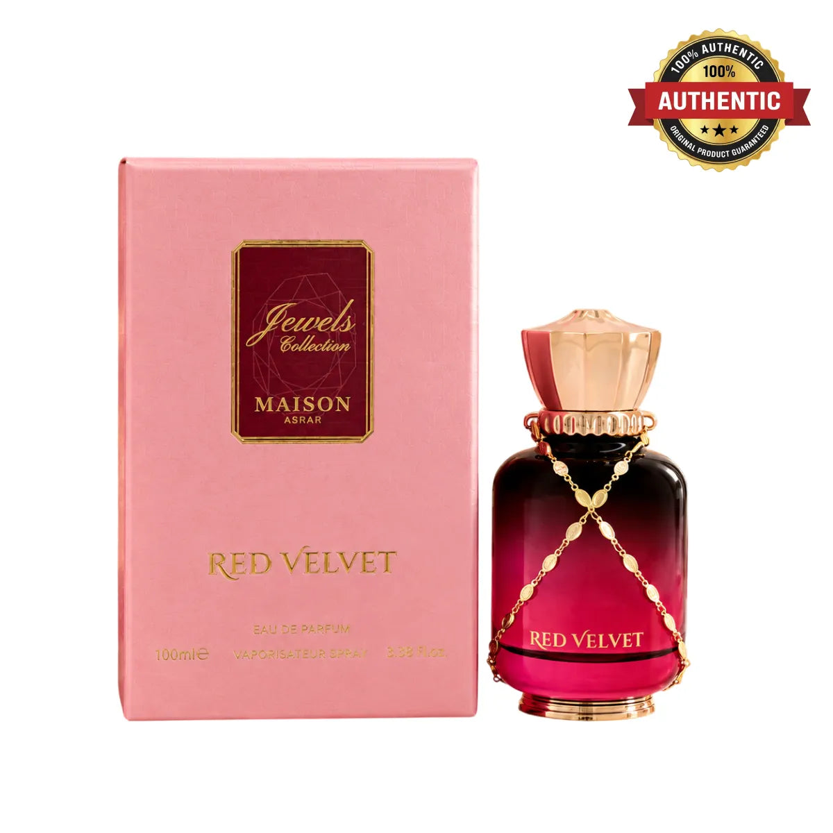Maison Asrar Red Velvet Eau De Parfum 100ml online in Qatar at best price, premium fragrance - Perfumesouq Qatar