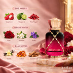 Authentic Maison Asrar Red Velvet Eau De Parfum 100ml for best price with fast delivery - Perfumesouq Qatar
