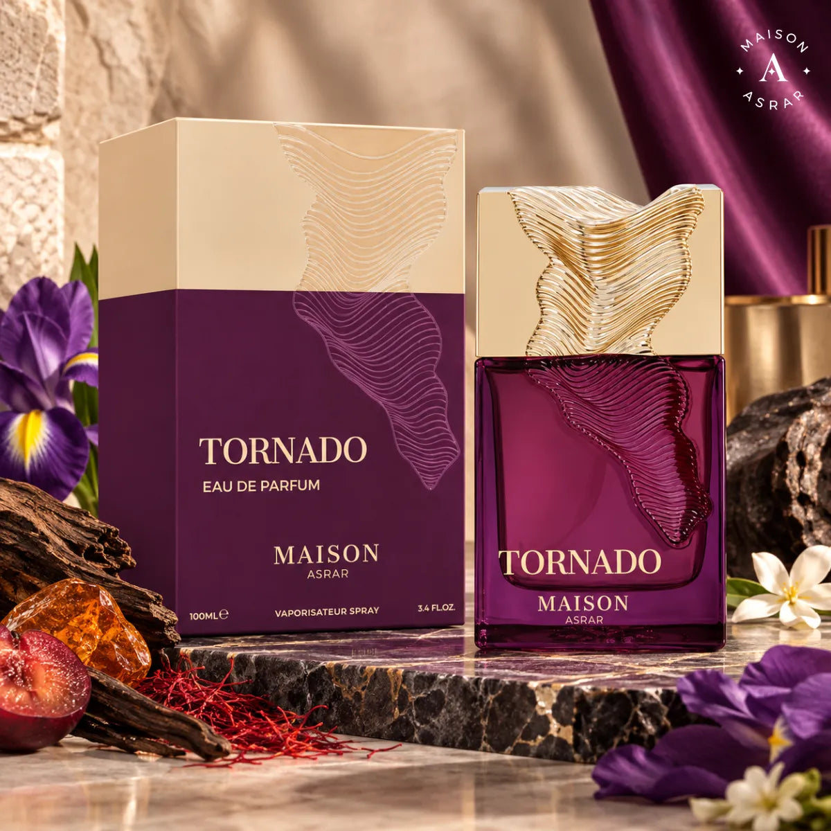 Buy Maison Asrar Tornado Eau De Parfum 100ml from Perfumesouq, Doha, Qatar