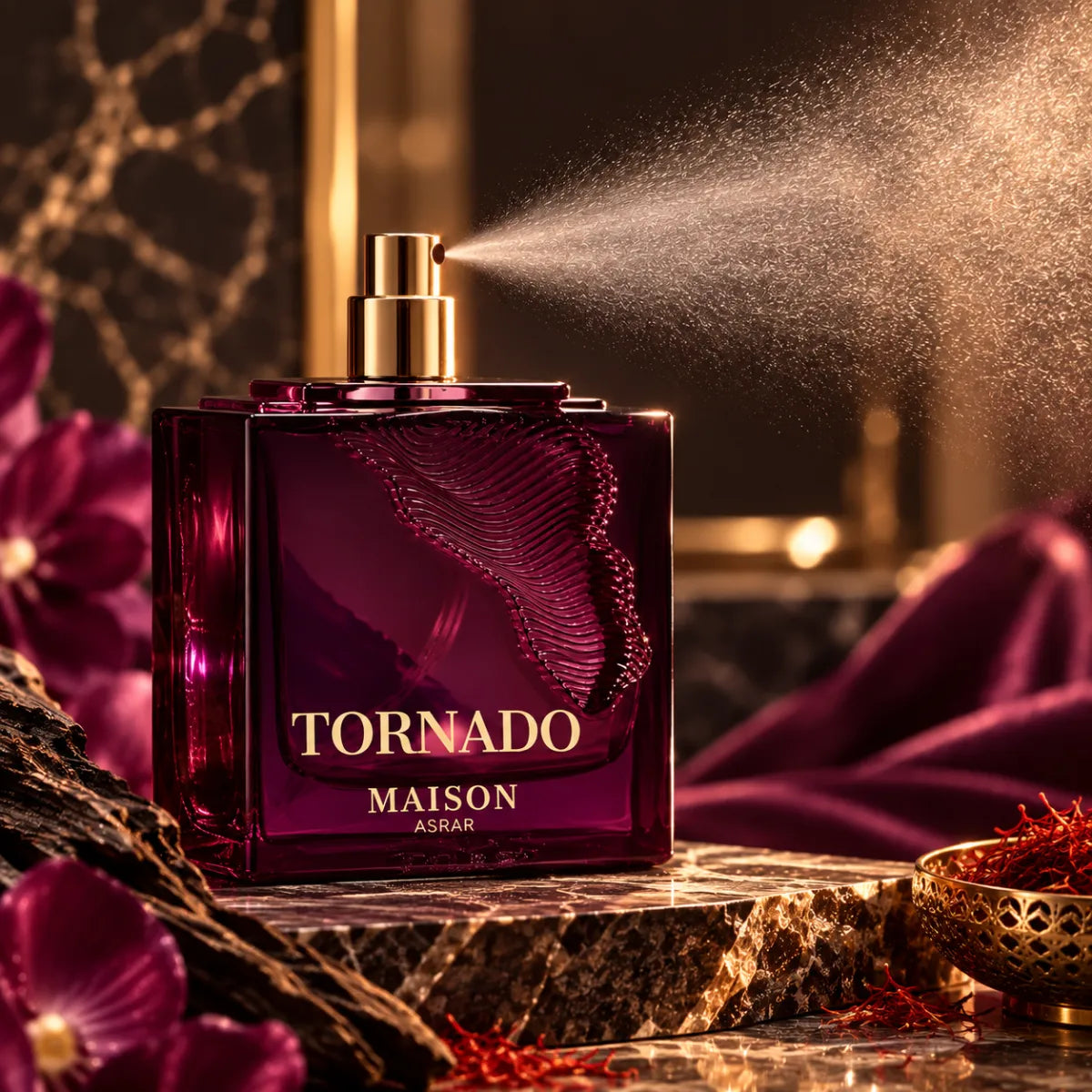 Original Maison Asrar Tornado Eau De Parfum 100ml authentic luxury fragrance at best price in Qatar - Perfumesouq Qatar