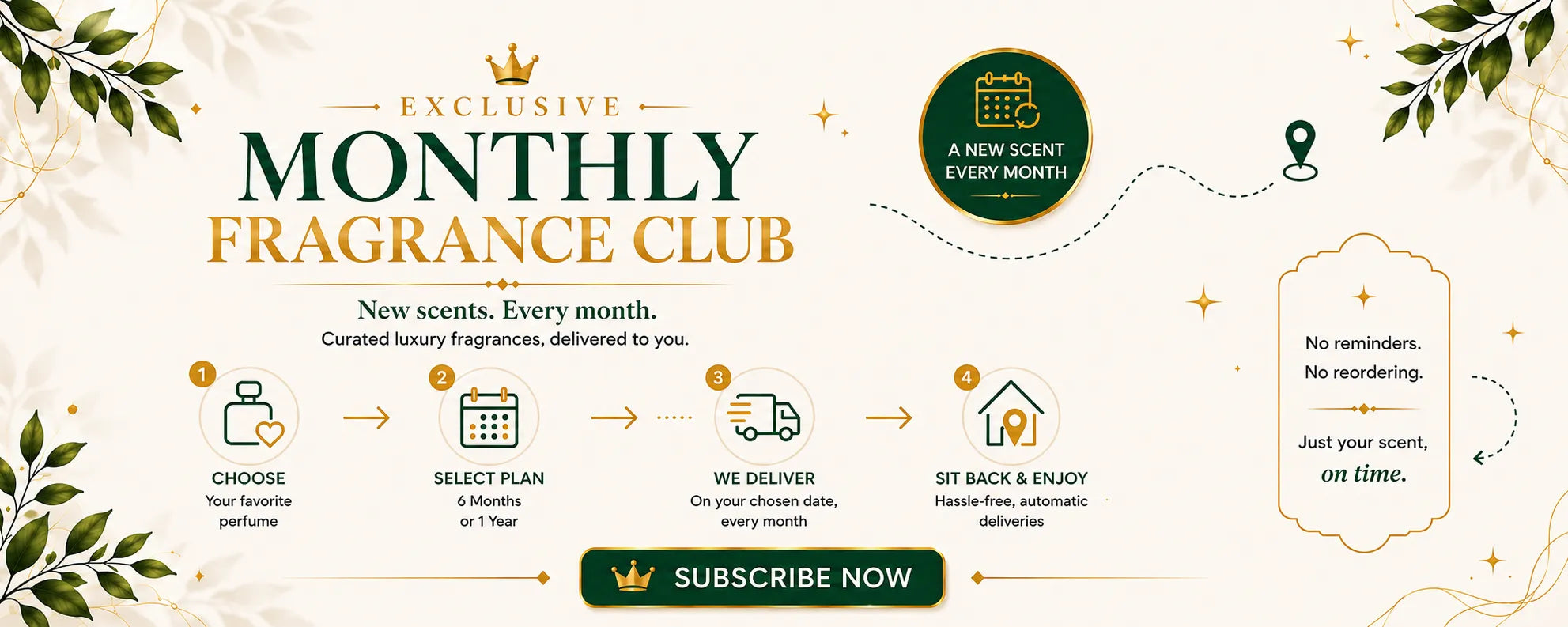 Exclusive monthly fragrance club with curated luxury perfumes delivered every month from Perfumesouq Qatar