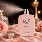 Original Rasasi Hawas Eclat for Her Eau De Parfum 100ml authentic fragrance at best price  - Perfumesouq Qatar