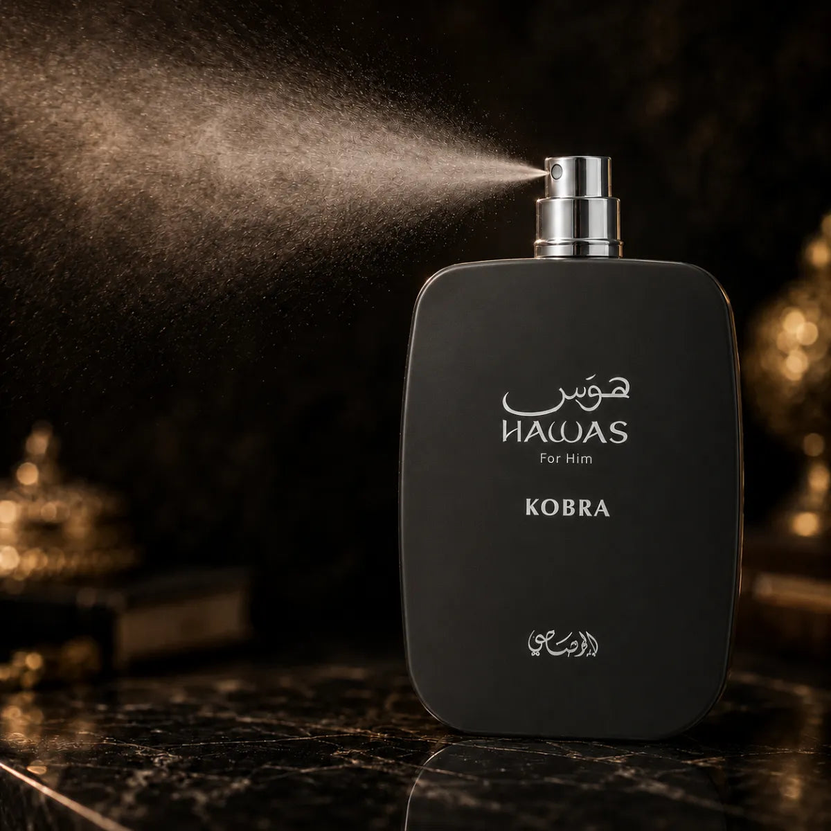 Original Rasasi Hawas Kobra for Him Eau De Parfum 100ml authentic masculine fragrance at best price - Perfumesouq Qatar