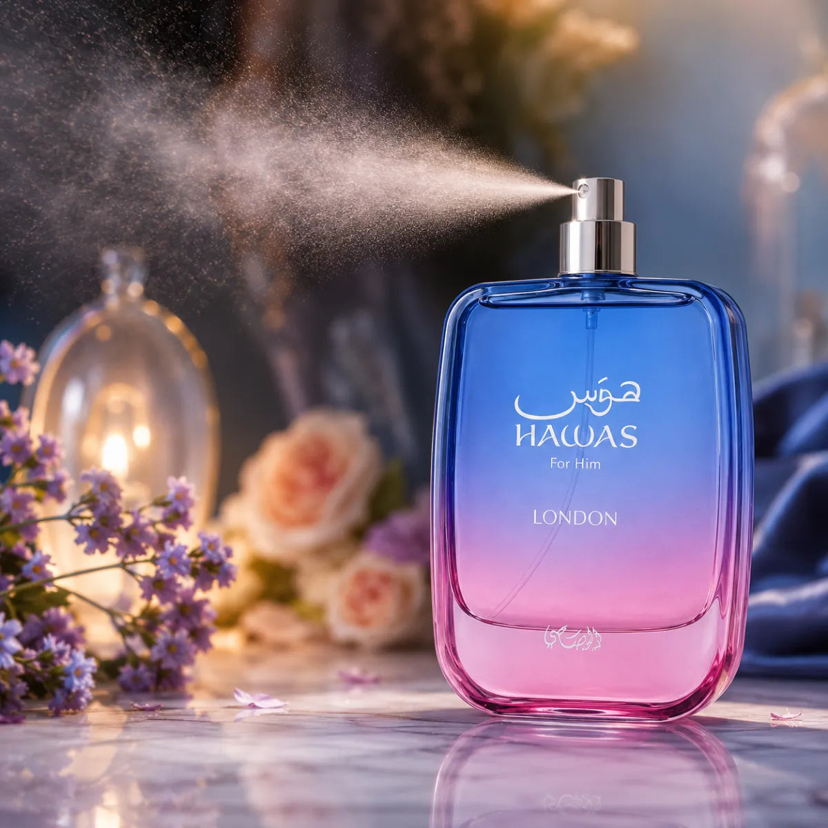 Original Rasasi Hawas London for Him Eau De Parfum 100ml authentic fragrance at best price - Perfumesouq Qatar