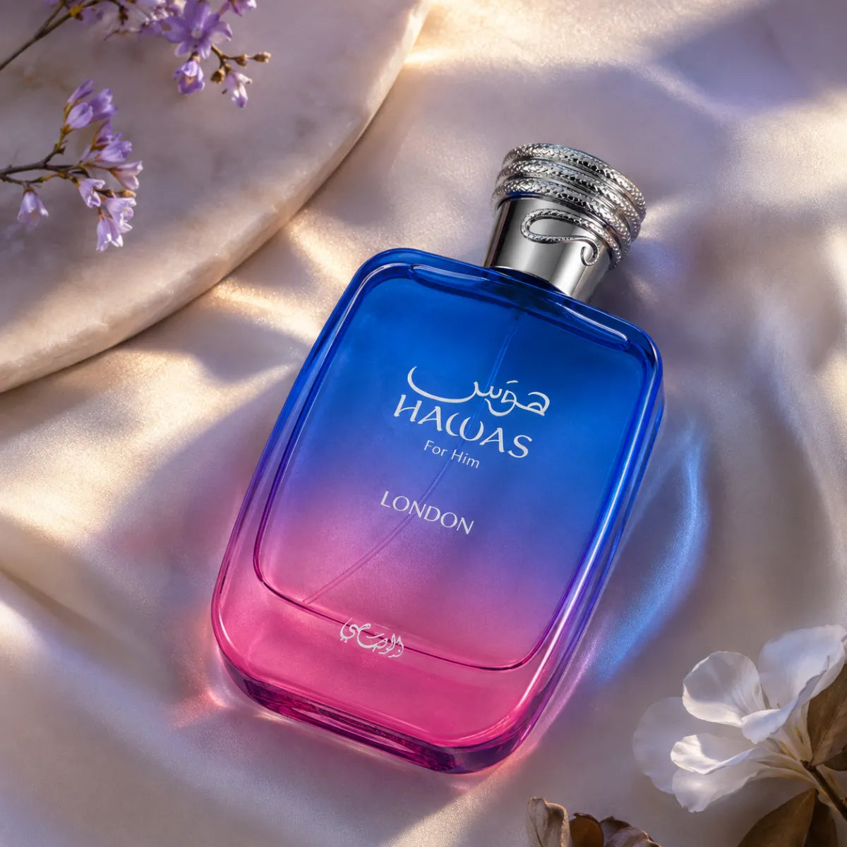 Rasasi Hawas London for Him Eau De Parfum 100ml for best price, refined aromatic scent with lasting fragrance - Perfumesouq Qatar