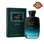 Rasasi Hawas Malibu for Him Eau De Parfum 100ml online in Qatar at best price, vibrant masculine fragrance - Perfume Souq Qatar