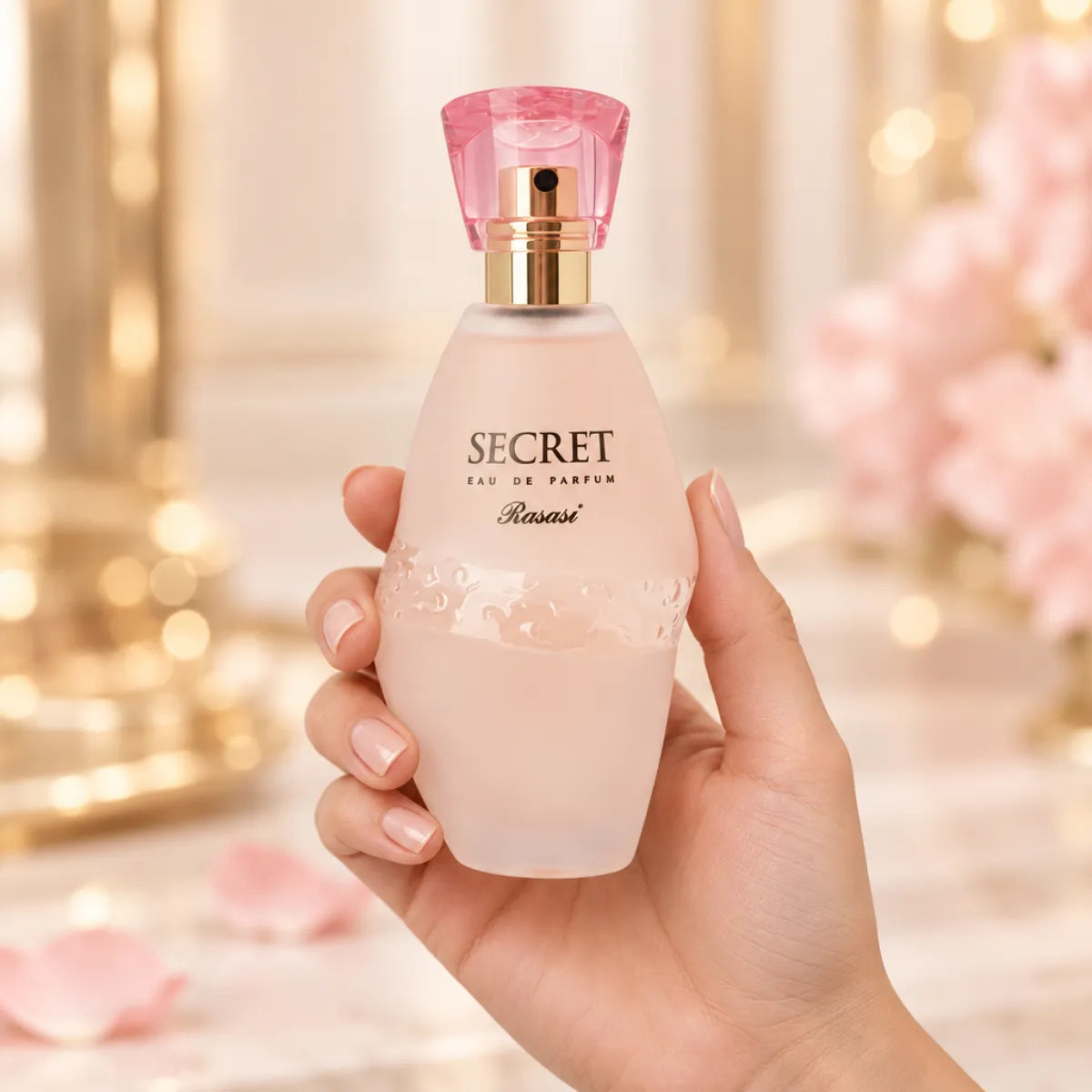 Rasasi Secret Eau De Parfum 75ml for best price in Qatar, elegant fragrance with lasting scent - Perfumesouq Qatar