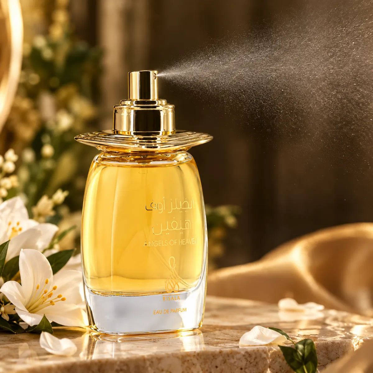 Original Risala Angels Of Heaven Eau De Parfum 100ml authentic luxury fragrance at best price in Qatar - Perfumesouq Qatar