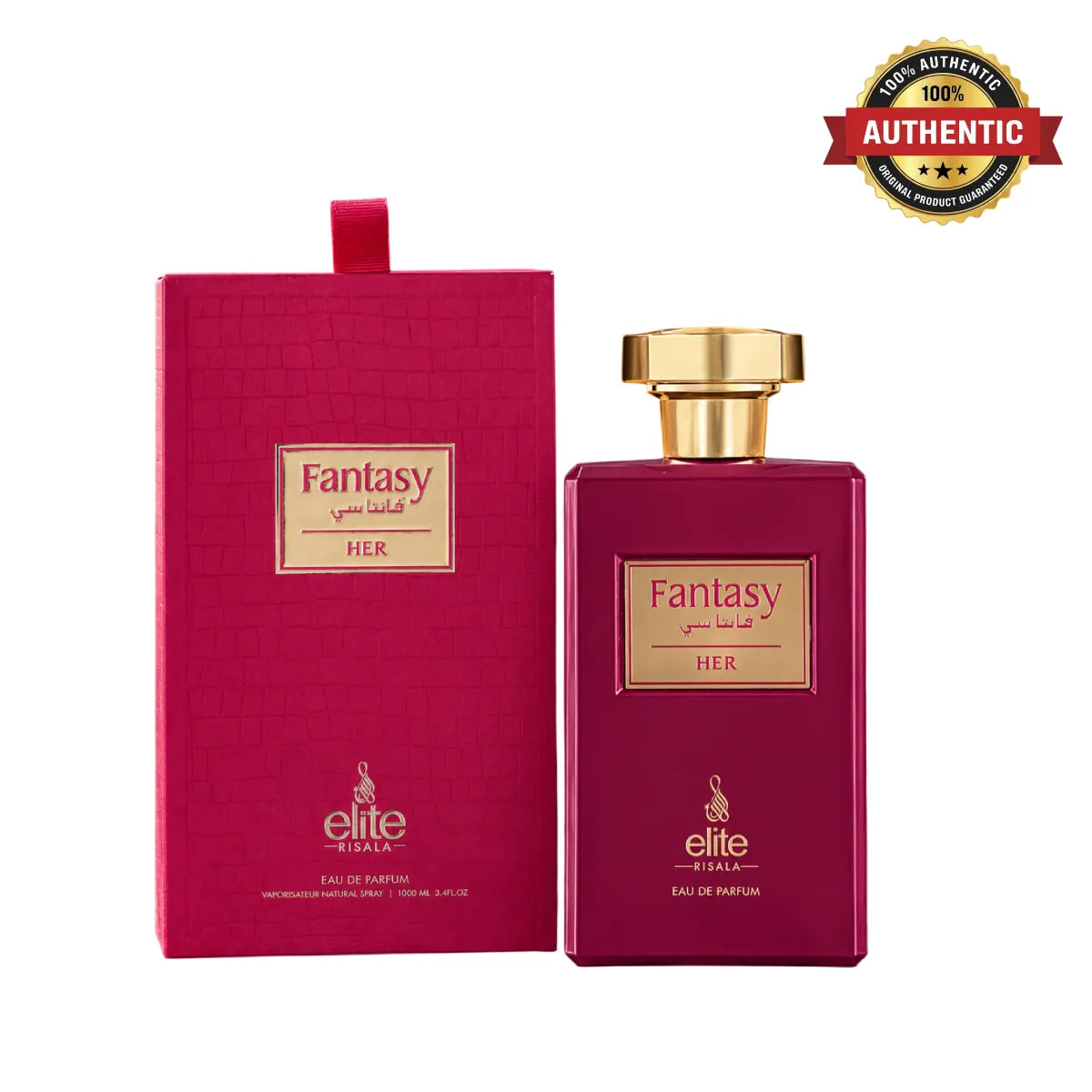 Risala Elite Fantasy Her Eau De Parfum 100ml online in Qatar at best price, premium fragrance - Perfumesouq Qatar