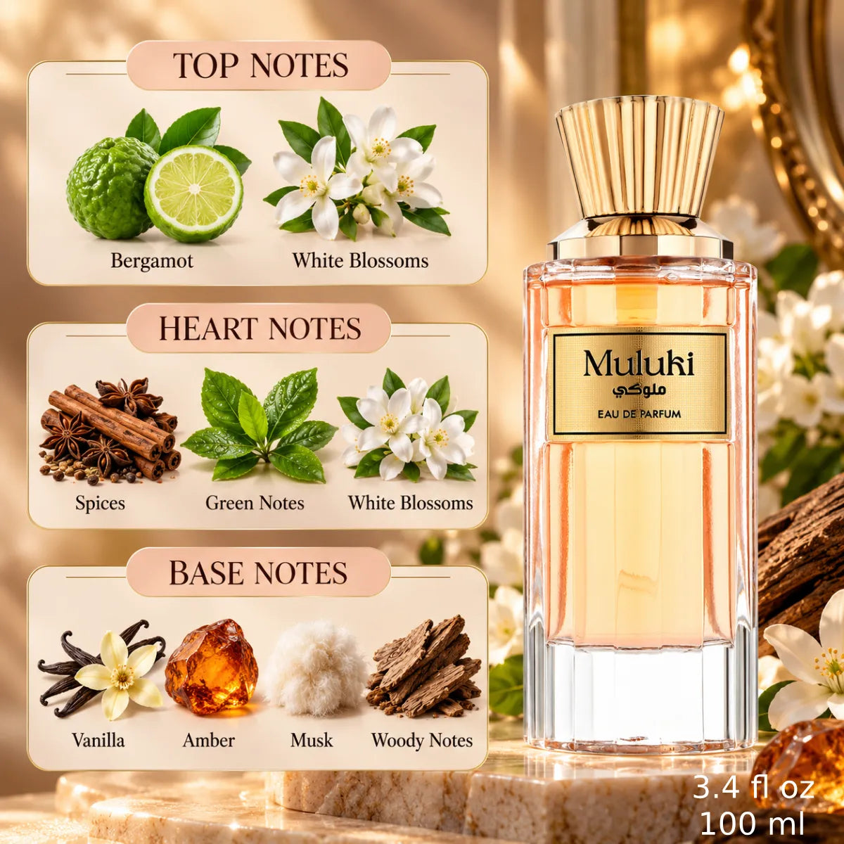 Authentic Risala Elite Muluki Eau De Parfum 100ml for best price with fast delivery - Perfumesouq Qatar