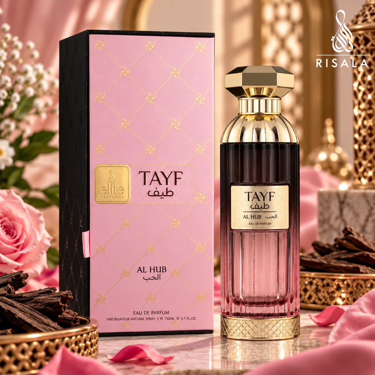 Buy Risala Elite Tayf Al Hub Eau De Parfum 150ml from Perfumesouq, Doha, Qatar
