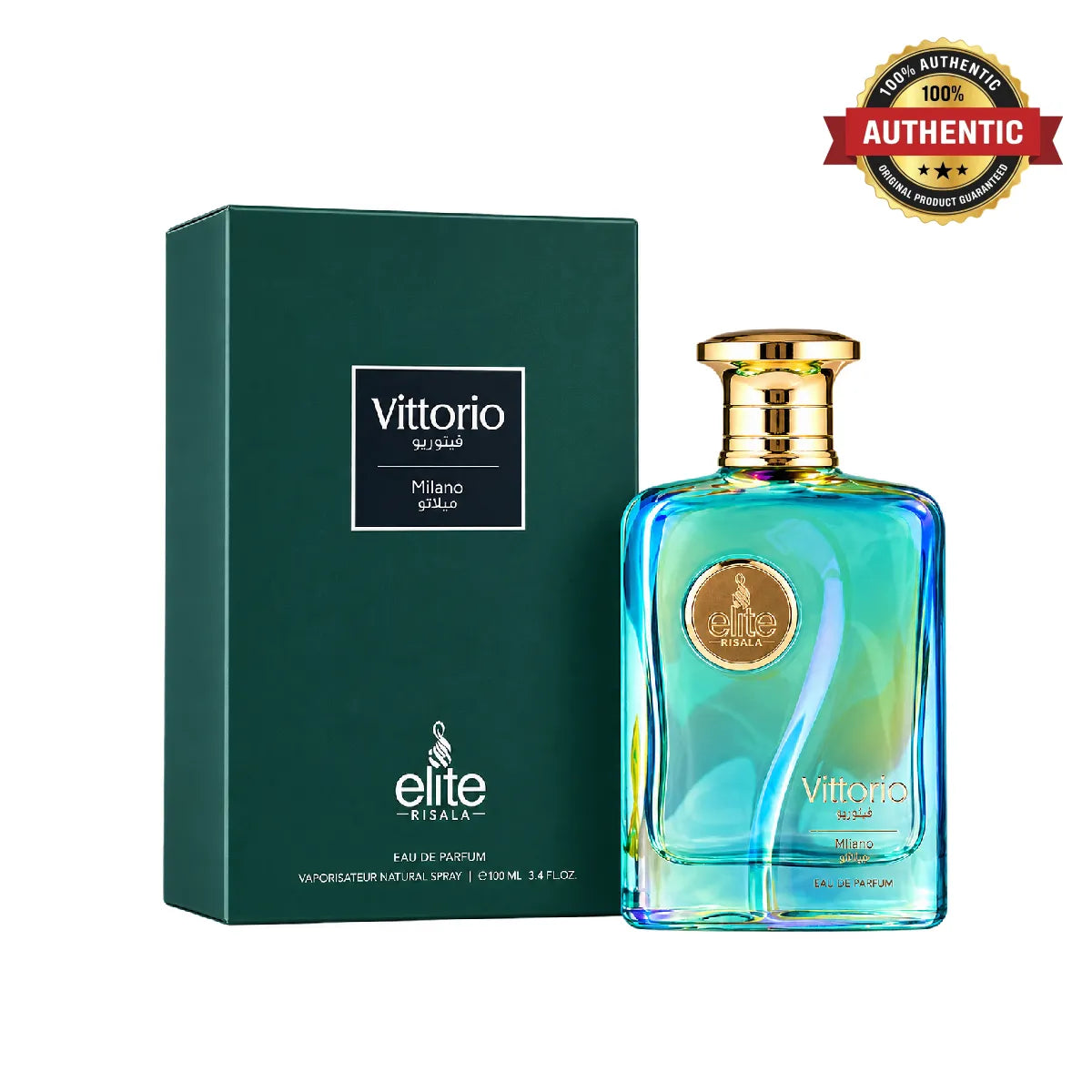 Risala Elite Vittorio Milano Eau De Parfum 100ml online at best price, sophisticated aromatic fragrance - Perfumesouq Qatar