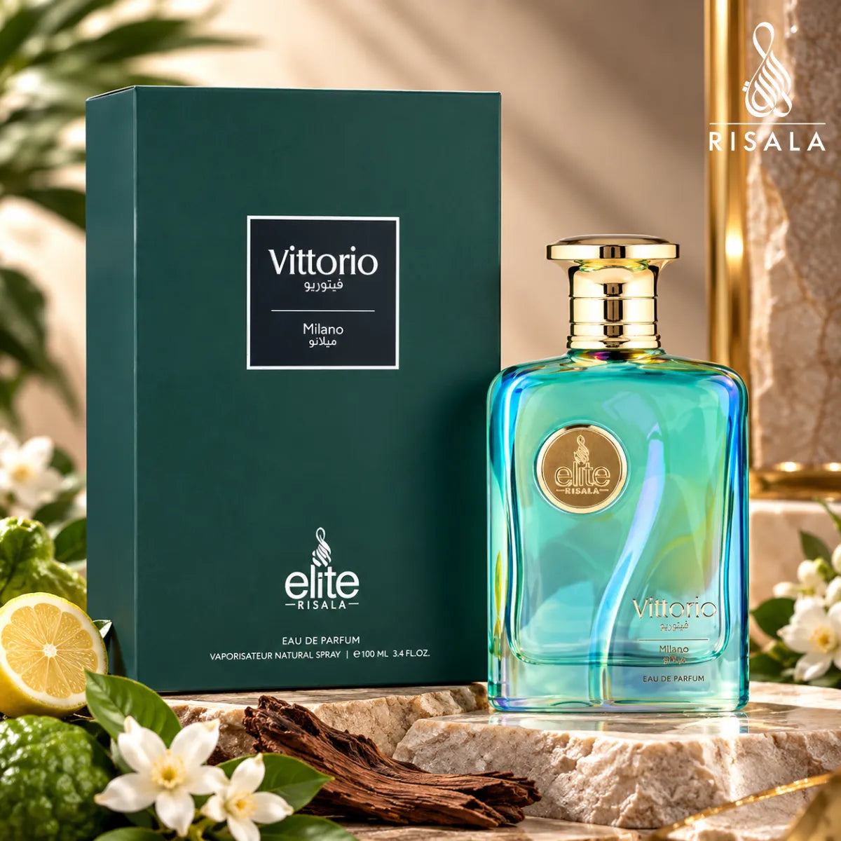 Buy Risala Elite Vittorio Milano Eau De Parfum 100ml from Perfumesouq, Doha, Qatar