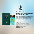 Risala Elite Vittorio Milano EDP 100ml luxury fragrance at best price, authentic and genuine product - Perfumesouq Qatar