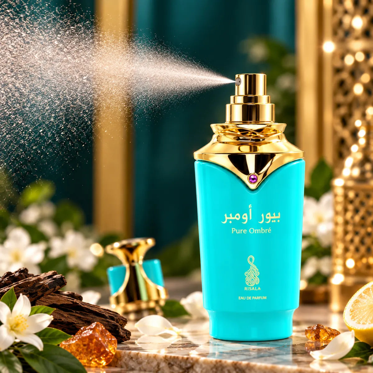 Original Risala Pure Ombre Eau De Parfum 100ml authentic luxury fragrance at best price  - Perfumesouq Qatar