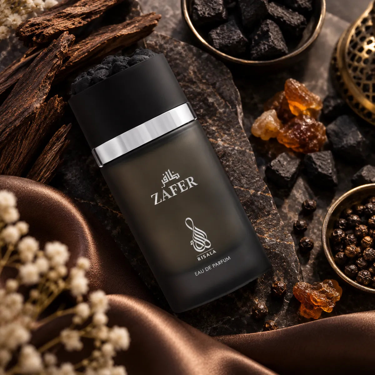 Risala Zafer Eau De Parfum 100ml for best price, warm elegant scent with lasting fragrance - Perfumesouq Qatar