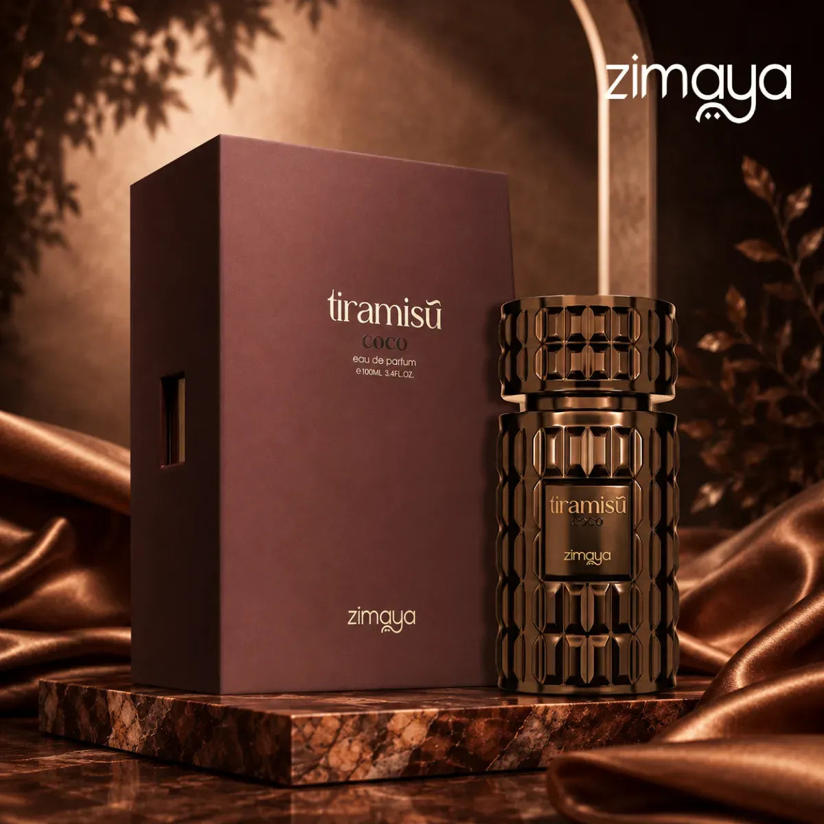 Buy Zimaya Tiramisu Coco Eau De Parfum 100ml from Perfumesouq, Doha, Qatar