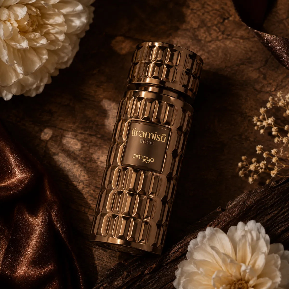 Zimaya Tiramisu Coco Eau De Parfum 100ml for best price in Qatar, elegant coffee, vanilla and biscuit scent - Perfumesouq Qatar