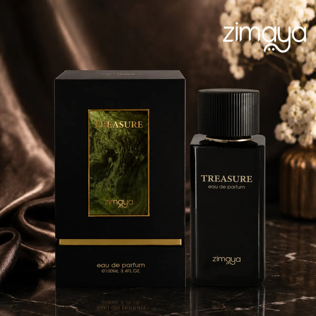 Buy Zimaya Treasure Eau De Parfum 100ml from Perfumesouq, Doha, Qatar