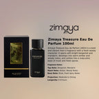  Zimaya Treasure EDP 100ml fresh woody fragrance at best price, authentic and genuine product - Perfumesouq Qatar